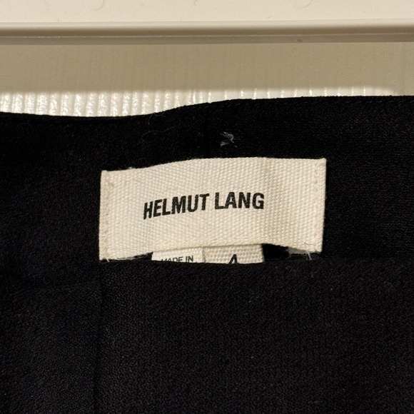 Helmut Lang Wool Slim Pant Size 4 Women’s Black - Picture 4 of 9